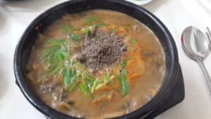 Chueotang (Sopa de Enguia-de-Lama)