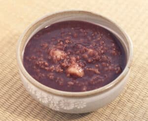 Patjuk (Mingau de Feijão Vermelho)