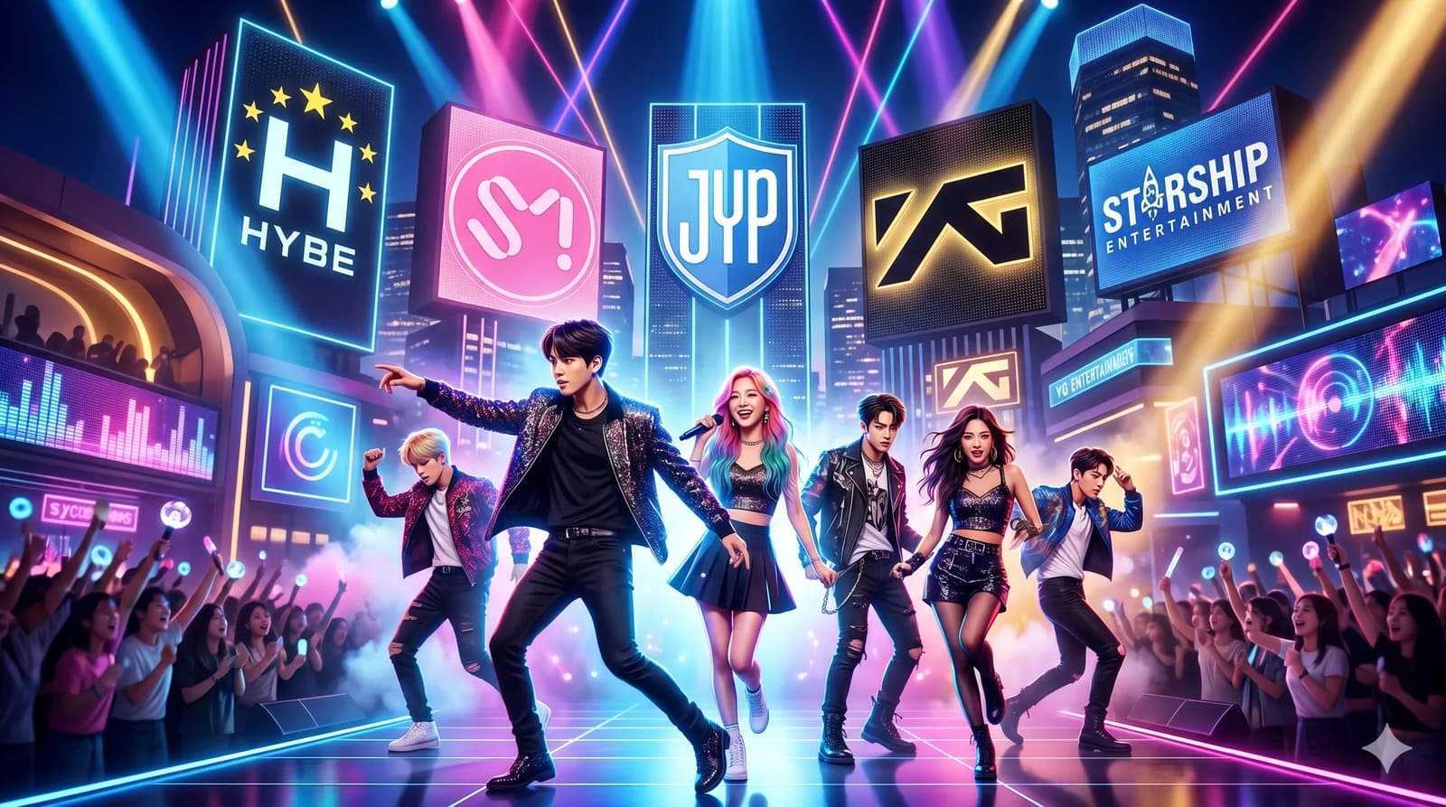 As 5 Maiores Gravadoras do K-pop