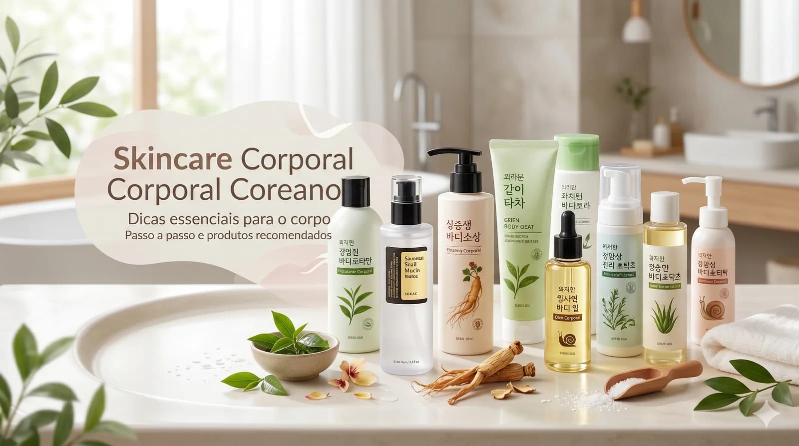 Skincare Corporal Coreano: quando a Rotina Vai Além do Rosto