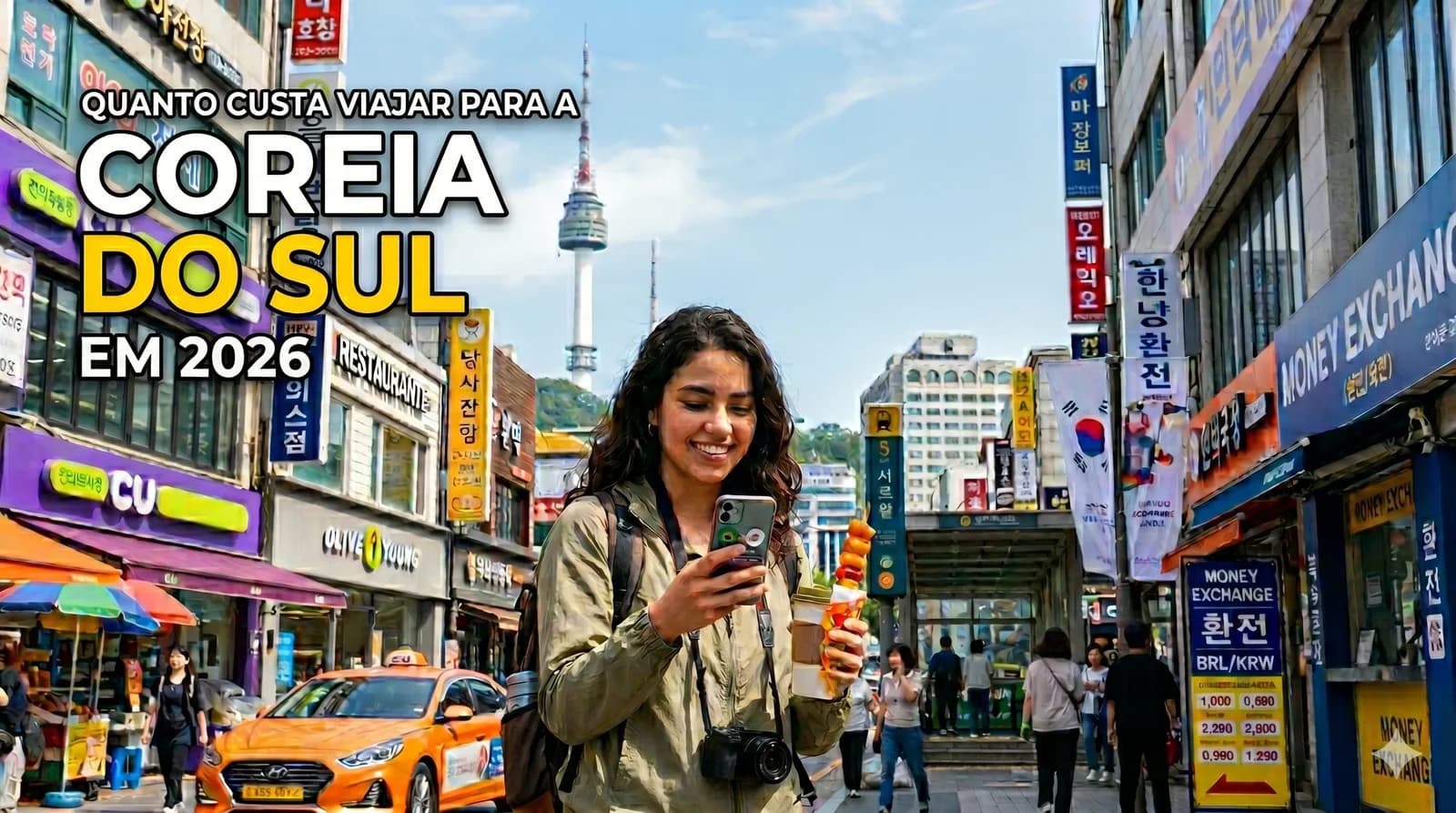 Quanto custa viajar para a Coreia do Sul saindo do Brasil em 2026