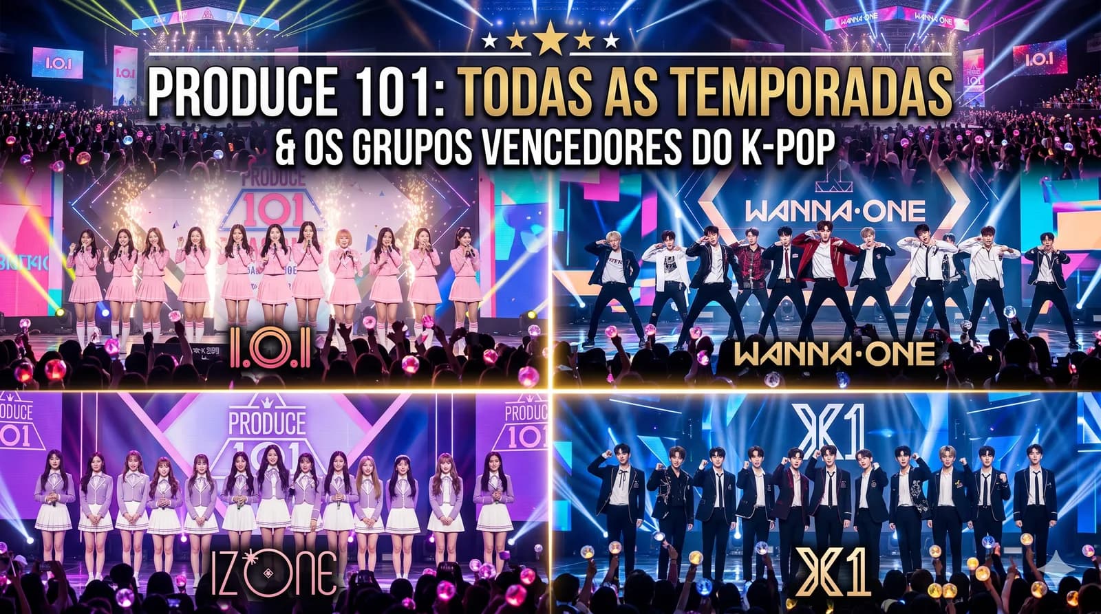 As Temporadas do Produce 101: Todos os Grupos e Onde Estão Agora