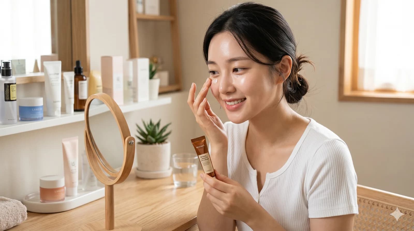 Retinol coreano para os olhos: o guia honesto de quem quer resultado de verdade