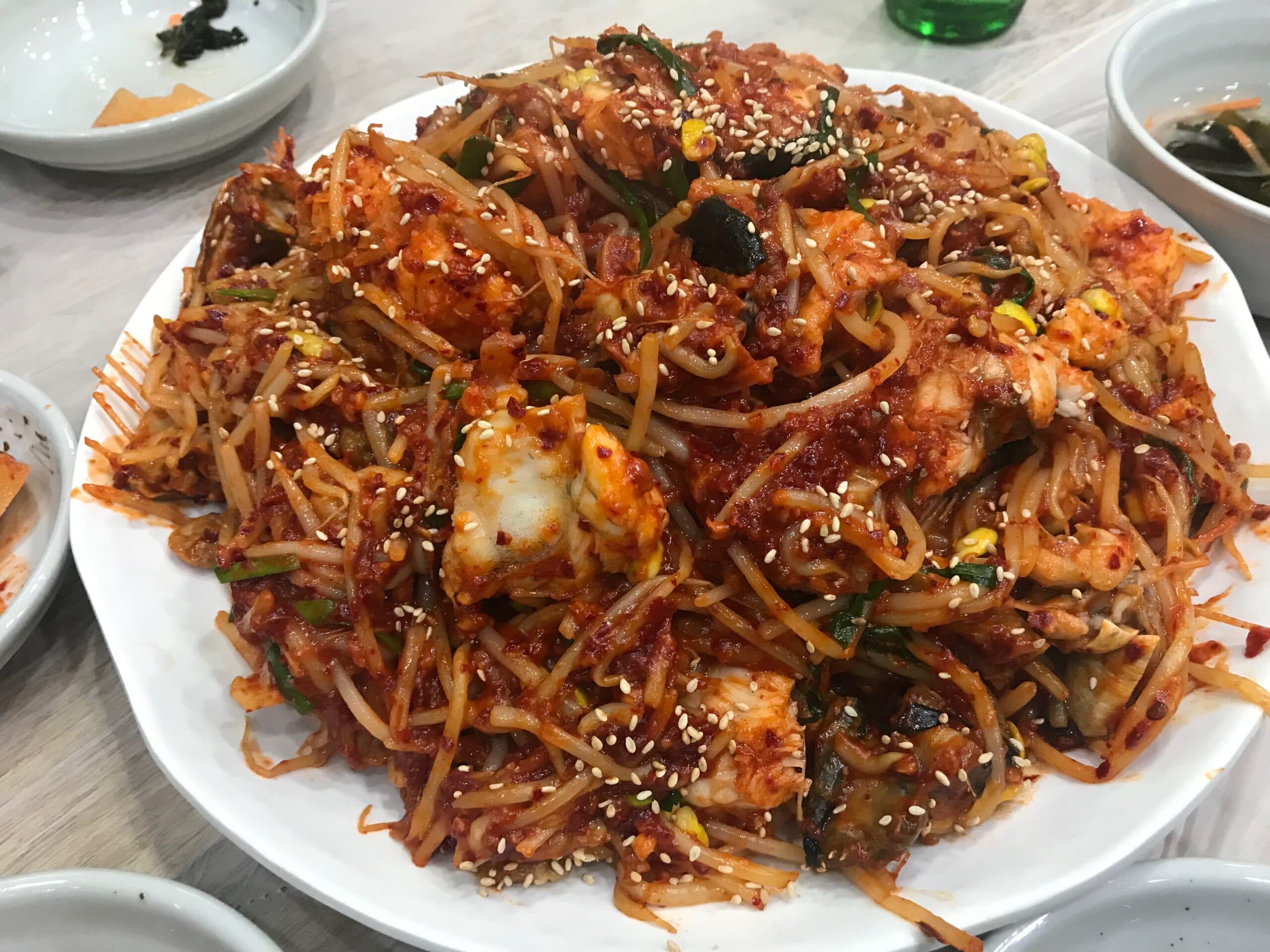 Agujjim (Peixe-Sapo Braseado e Picante)